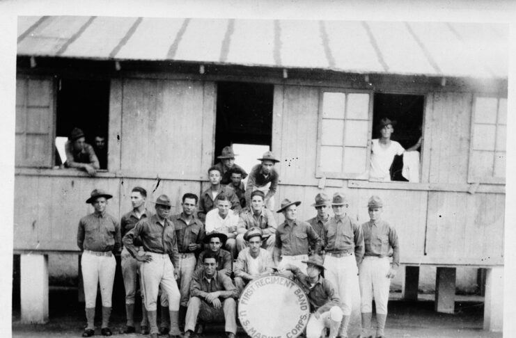 USMC Band, 1922, Santo Domingo, Dominican Republic